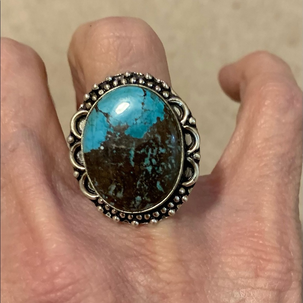 New Turquoise Sterling Silver Size 6